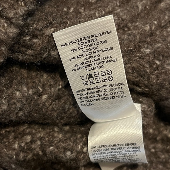 Lucky Brand Brown Chunky Knit Cardigan - Picture 8 of 8